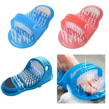 

Plastic Bath Shoe Shower Brush Massager Slippers Bath Shoes Brush For Feet Pumice Stone Foot Scrubber Brushes Foot Tool