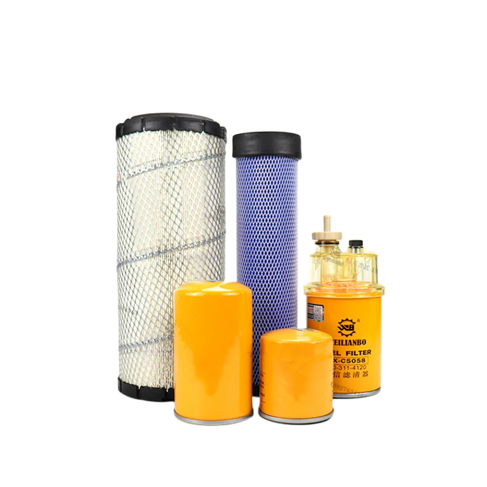 Parti Dell'Escavatore Muslimfor Komatsu Pc60-7 70-8 150/60-1-3 200/90-5-6 Filtro Dell'Aria Diesel Dell'Olio Filtro Di Ritorno Dell'Olio Idraulico