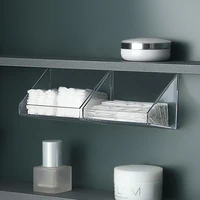 1PC PP Bathroom Wall Mounted Organizer Expanded Space Categorized Organizer Boxes Band-Aid Cosmetic Jewelry Box 1
