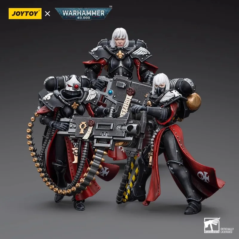 Originale Joytoy 1/18 Warhammer 40K Adepta Sororitas Retributor Con Heavy Bolter Multi-Melta Heavy Flamer Soldier Action Model