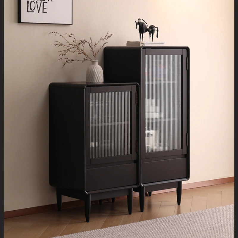 

Боковой шкаф в скандинавском стиле для гостиной, винный шкаф, современный минималистичный чайный шкаф, многофункциональный узкий