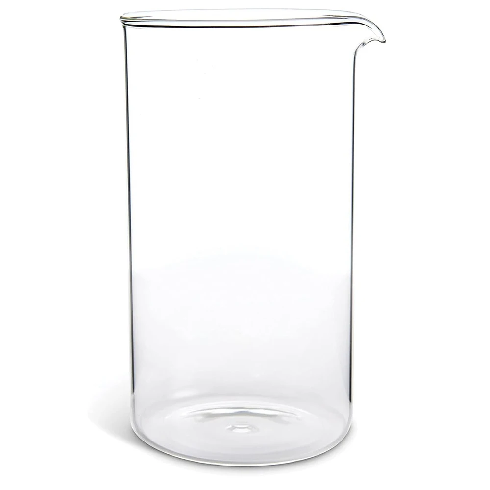 Borosilicate 3.3 Glass Universal Replacement Beaker French Press Coffee and Tea Makers-Enhance Your Brewing Experience glass cup heat resistant coffee glass cup heat resistant glass cup glass water cup