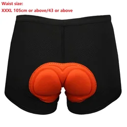 Unisex 3D Padded Coolmax Cycling Underwear Shorts (XXXL)