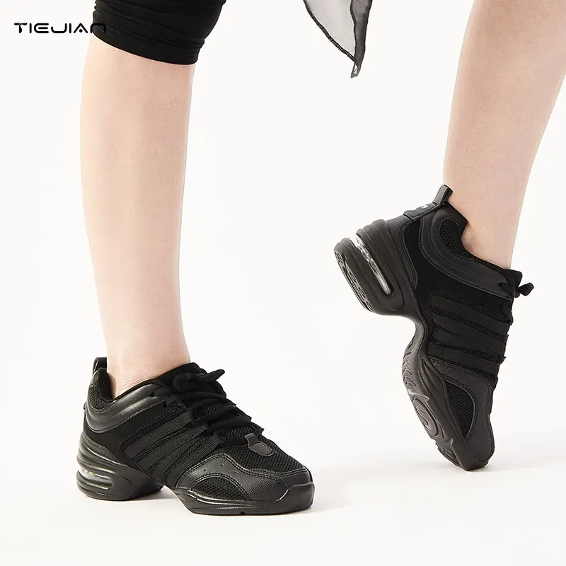 Women's Dance Shoes Breathable Mesh Soft Soled Jazz Salsa Dance