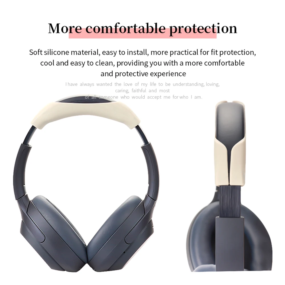 Quality Headphone Head Beam Cover for Sony WH-1000XM4 Earphone Silicone Protective Case 1000XM4 Headset Headbeam Protector
