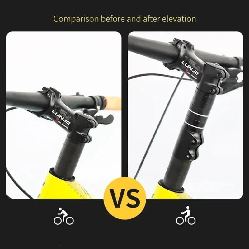Rallonge De Potence De Vélo En Aluminium Ultra Résistante Pour Rehausser Ton Guidon