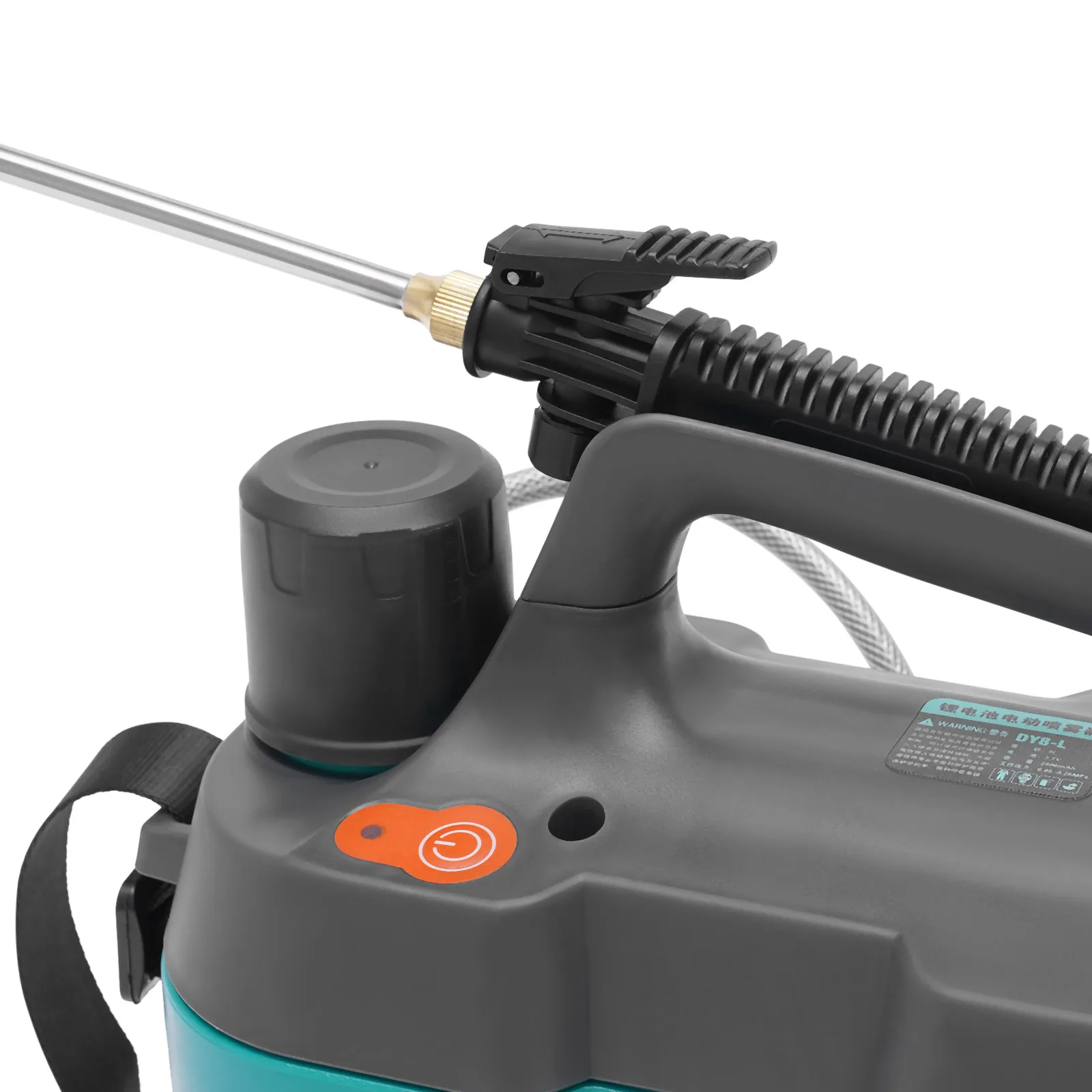 8L Battery Sprayer Rechargeable Pressure Sprayer with Telescopic Wand for Plant Watering Car Cleaning Garden Lawn Pest Control
