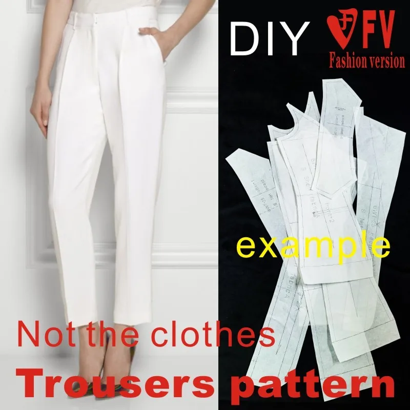 Haroun pants sewing pattern The trousers pattern(Not the pants) BCK-24