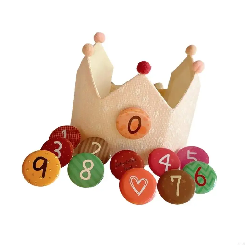 Wiederverwendbare Kindergeburtstagsmütze mit Krone, alternative Kopfbedeckung, Geschenk für Kinder Alter von 0 bis 9 Jahren – Detail 8