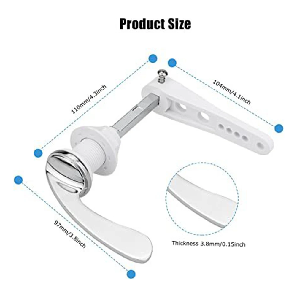 Description Picture 2 of itemWater Tank Toilet Wrench Zinc Alloy Bathroom Handle Accessories Toilet Water Tank Wrench Zinc Alloy Bathroom Accessory Handle