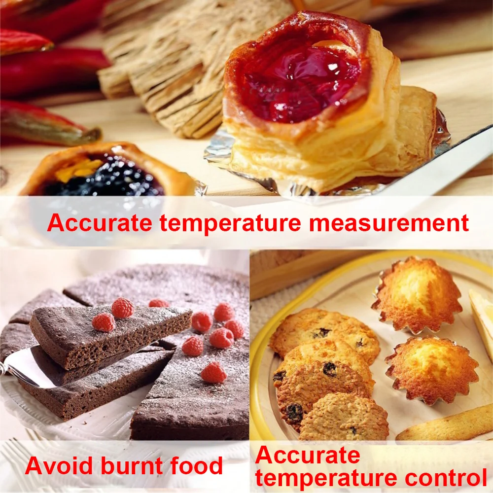 Stainless Steel Barbecue Thermometer BBQ Smoker Grill Temperature Gauge 60-430 Celsius Cooking Food Oven Kitchen Accessories 6