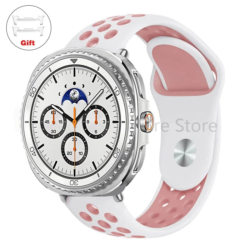 Adjustable Silicone Sport Strap for Smartwatch - Classic Watchband Accessory