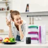 4 Layers Cleaning Storage Organizer Acrylic Food Storage Bag Organizer Storage Holder Zip Lock Bag Container Organizer Sand Bag 3