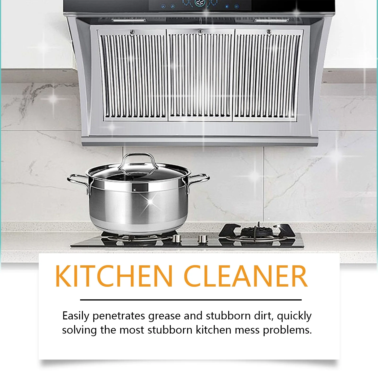 Jue Fish kitchen foam cleaner household kitchen range hood heavy oil stain foam cleaner oil stain