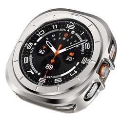 Premium Metal Protective Case | Durable Alloy Hard Cover for Smartwatch | 47mm Bumper Accessory (TiW)