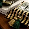 Rectangular Velvet Tissue Box Cover for Vanity Countertop,Decorative Organizer,Retro Holder,Jungle Forest,Living Room 6