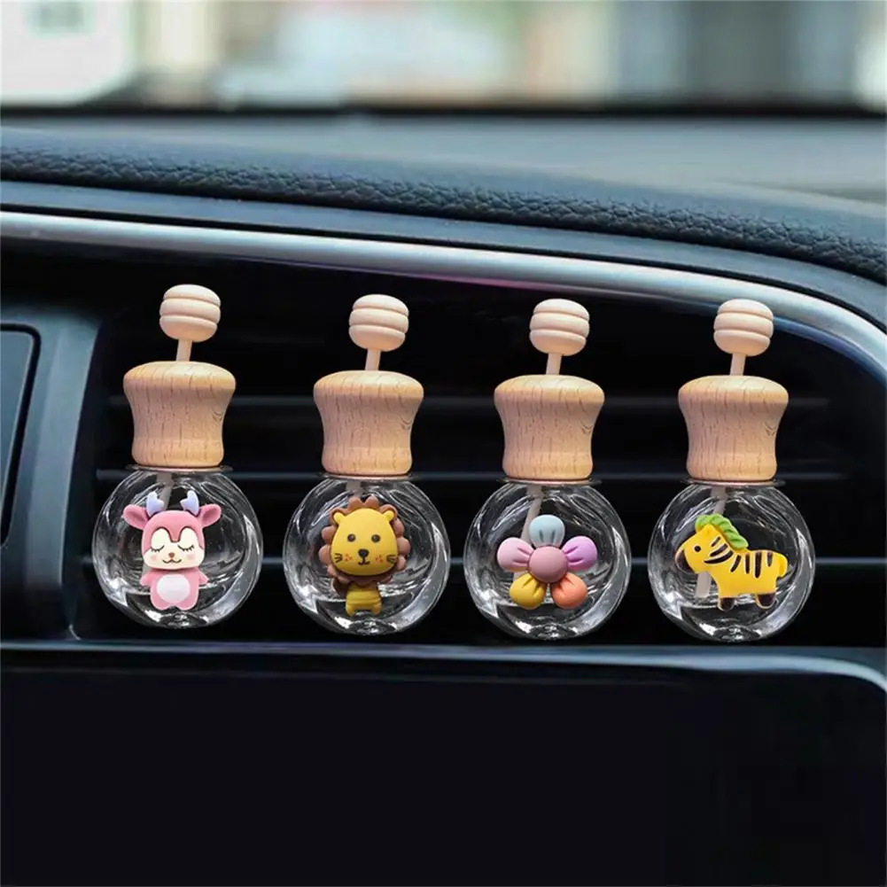 Practical  Car Perfume Clip Good Smell Vehicle Interior Car Perfume Clip Compact Glass Car Air Freshener for Air Freshing