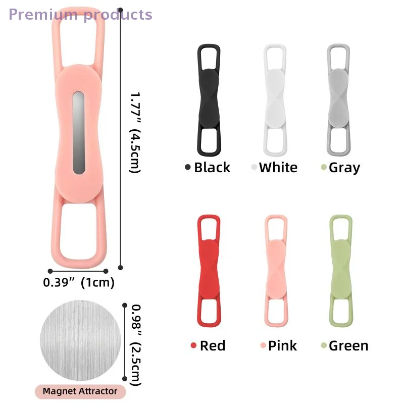 2/3/6Pcs Magnetic Silicone Adjustable Pen Stand Multifunctional Tablet Holder Touch Pen Clips Office Accessories Organizer pen holder,pen and brush holder,pencil holder tool