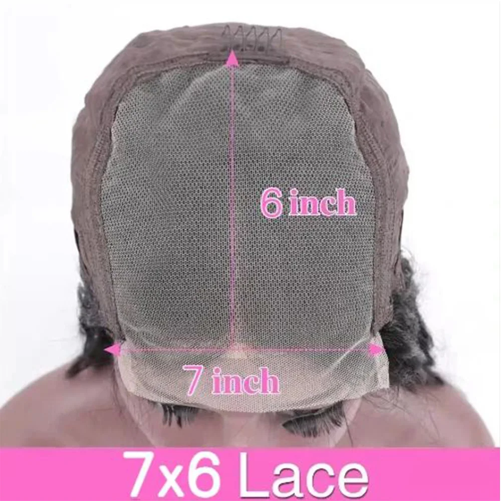 Peluca frontal de encaje HD de 38-40 pulgadas con ondas profundas 13x4 13x6, densidad del 200%, pre-arrancada, con encaje frontal 7x6, rizada, 100% cabello humano para mujer