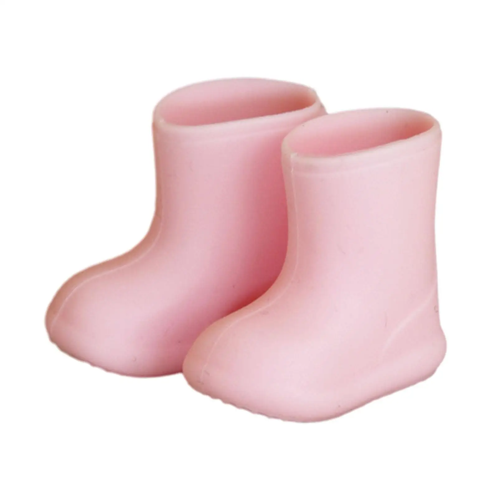 Doll Rain Boots Shoes Doll Accessories for 1/12 Doll Cute Waterproof Sturdy Ob11 Doll Shoes Soft Simulation Stylish Miniature