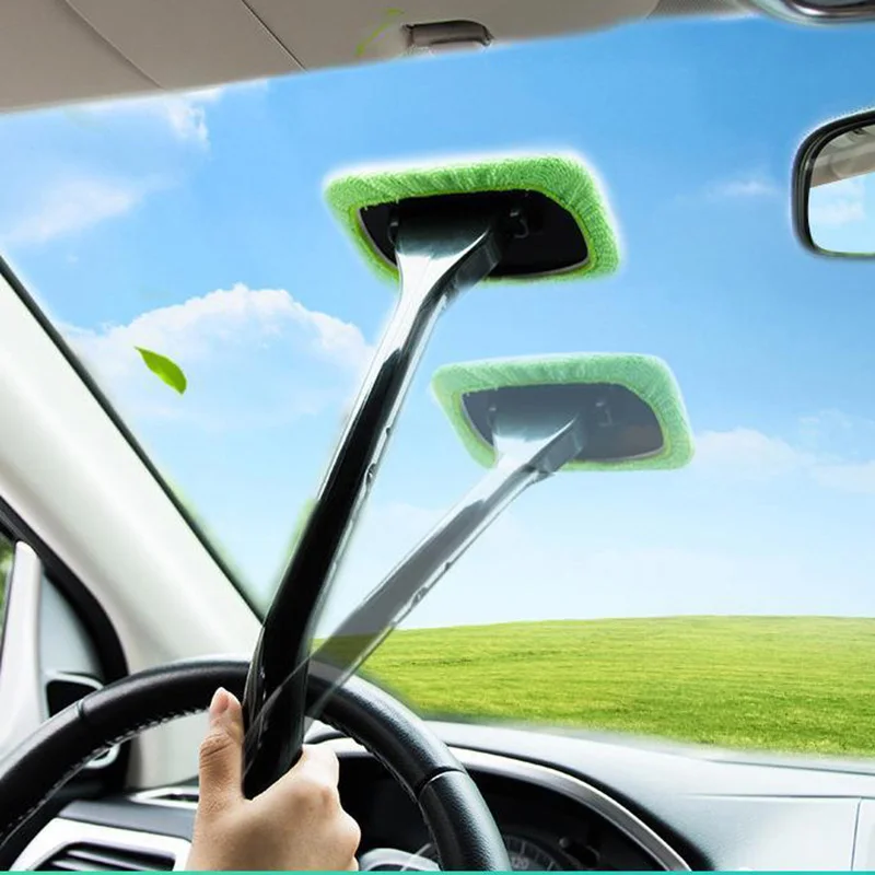 Kit de cepillo limpiador de ventanas de coche, herramienta de lavado