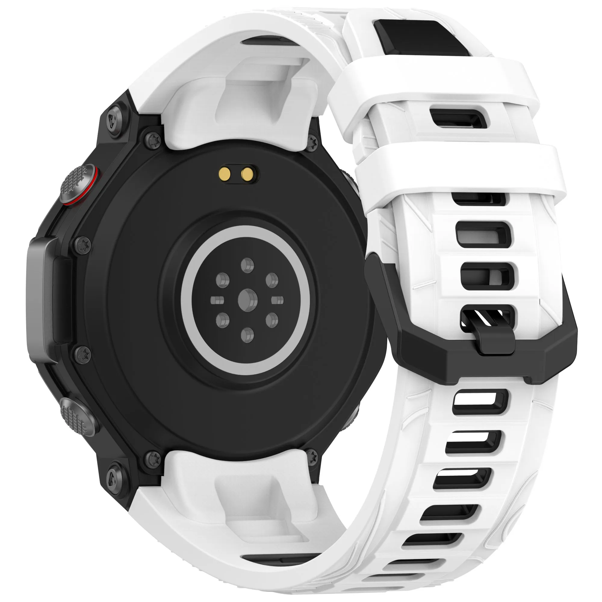 Enhanced Silicone Sports Watch Strap - Replacement Wristband Bracelet for All-Around Wear and Versatility