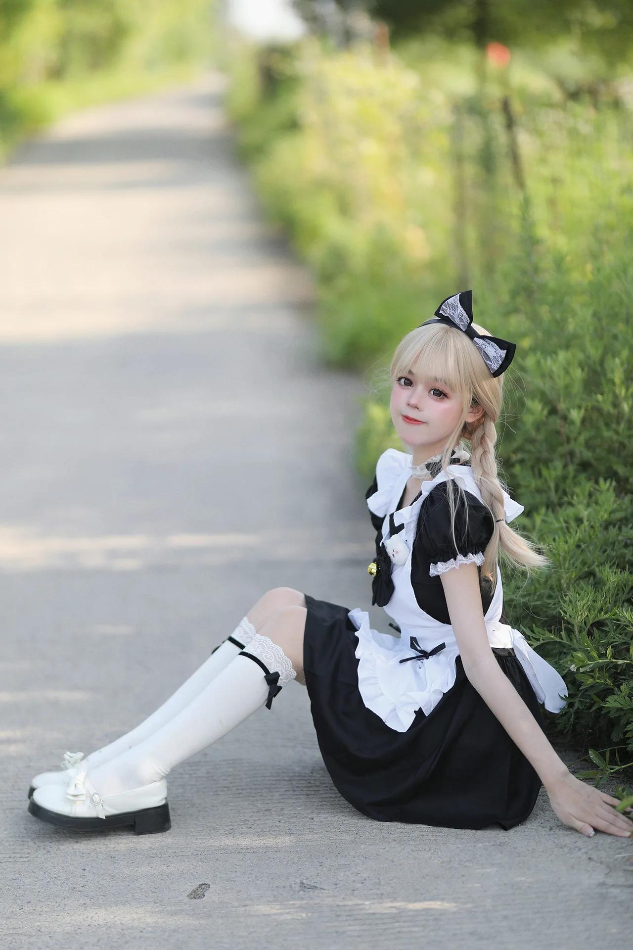 Cat Girl Maid Cosplay Kleid Japan Anime Lolita Coffee Waitress Halloween Outfit 7