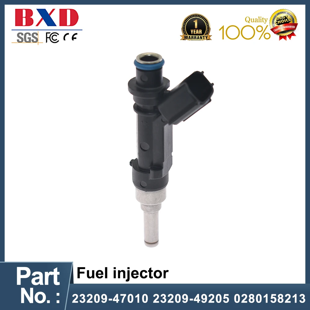 

4PCS Auto Parts Fuel Injector Nozzle Compatible With Toyo-ta OEM 23209-47010 23209-49205 0280158213