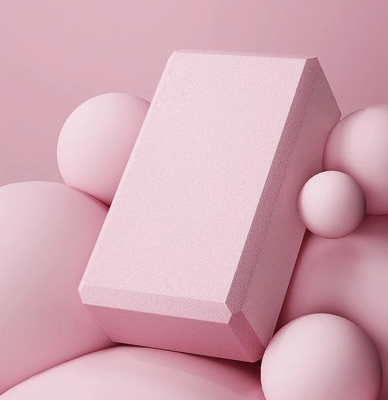 Description Picture 6 of item1pc Shaping High Density Eva Yoga Block Stretch Children Pilates Foam Block Balance Exercise Ballet Bodybuilding Dance Gym Alo