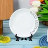 20x Portable Dish Display Stand Foldable Plastic Display Stand Photo Frame Stand Plate Saucer Pottery Display Home Storage Rack 2