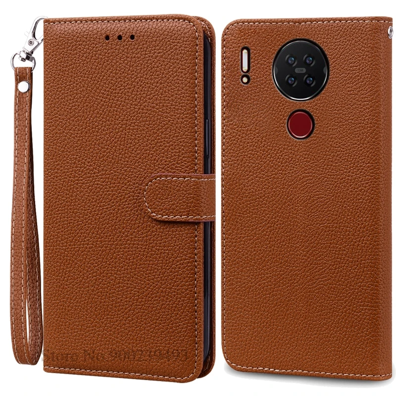 Elegant Leather Flip Wallet Phone Case with Bumper Protection