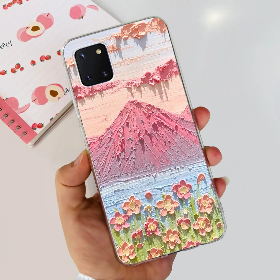 Cute Butterfly Slim Clear Silicone Phone Case Cover