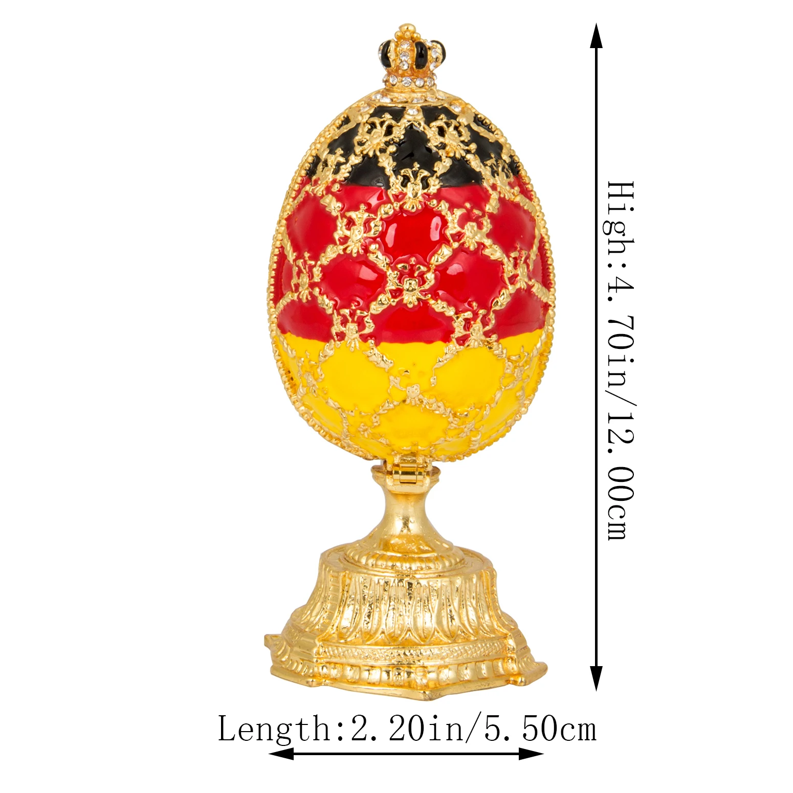Qifu 2018 Di Vendita Caldo Di Calcio Germania Stile Faberge Egg Complementi Arredo Casa Souvenir