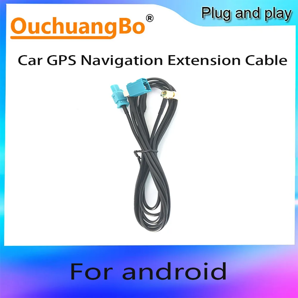 ouchuangbo GPS Antenna cable Y Type Splitter for Android Device screen Extension Cable