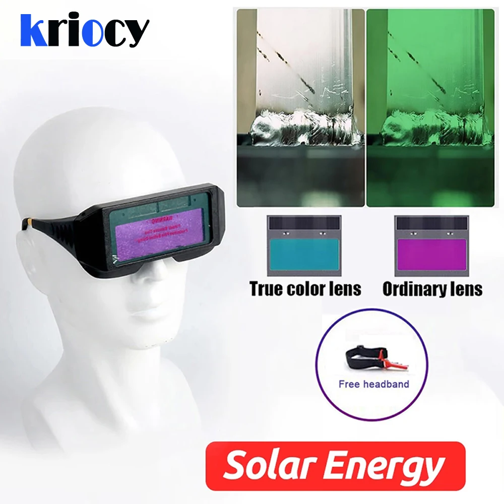 Automatic Dimming Welding Glasses Argon Arc Welding Solar Goggles Special Anti-glare Glasses tools For Welders Automatic Dimming