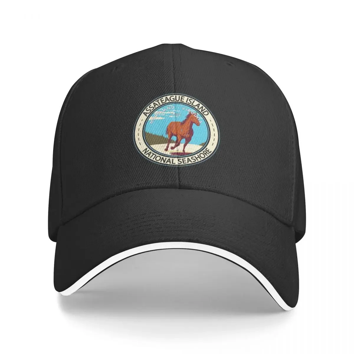 Assateague Island National Seashore Badge Berretto Da Baseball Nuovo Nel Cappello Beach Mens Tennis Women'S