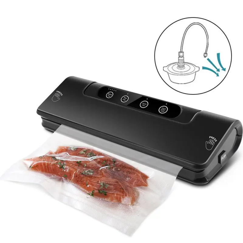 

Vacuum Sealer with 15 Vacuum Sealer Bags and 5 Sealing Modes Ziplock bags Snack pouch Bolsas plasticas Freezer storage container