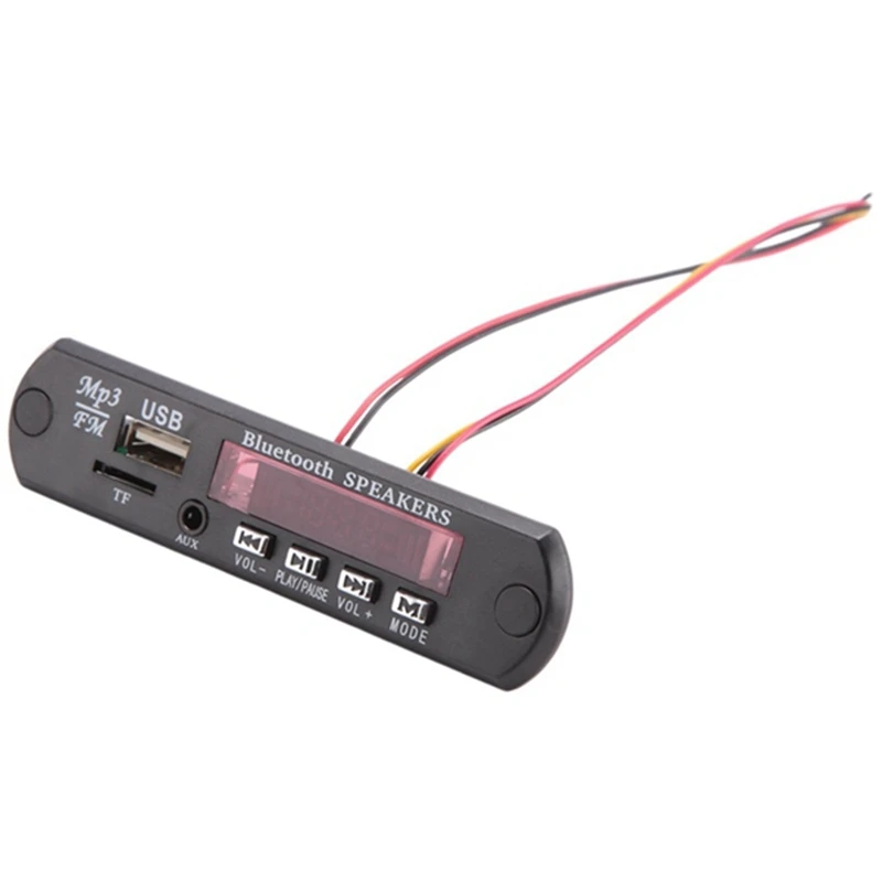 블루투스 MP3 5.0 디코더 보드, DC 5V 12V 라디오 모듈, 지지대 TF USB AUX, 자동차 전화용