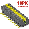 10PK Black on Yellow