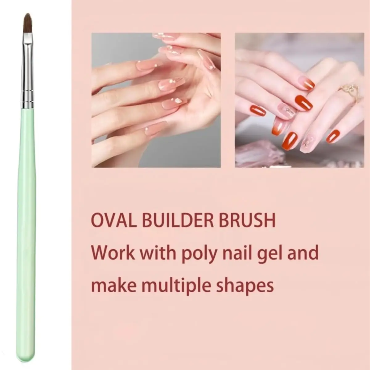 Nail Art Brushes: 6-Piece Professional Nail Design and Painting Set
