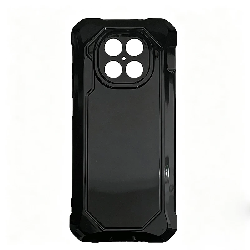 Black Transparent Soft TPU Protective Phone Case