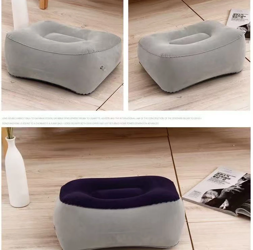 Inflatable Travel Footrest Pillow 5