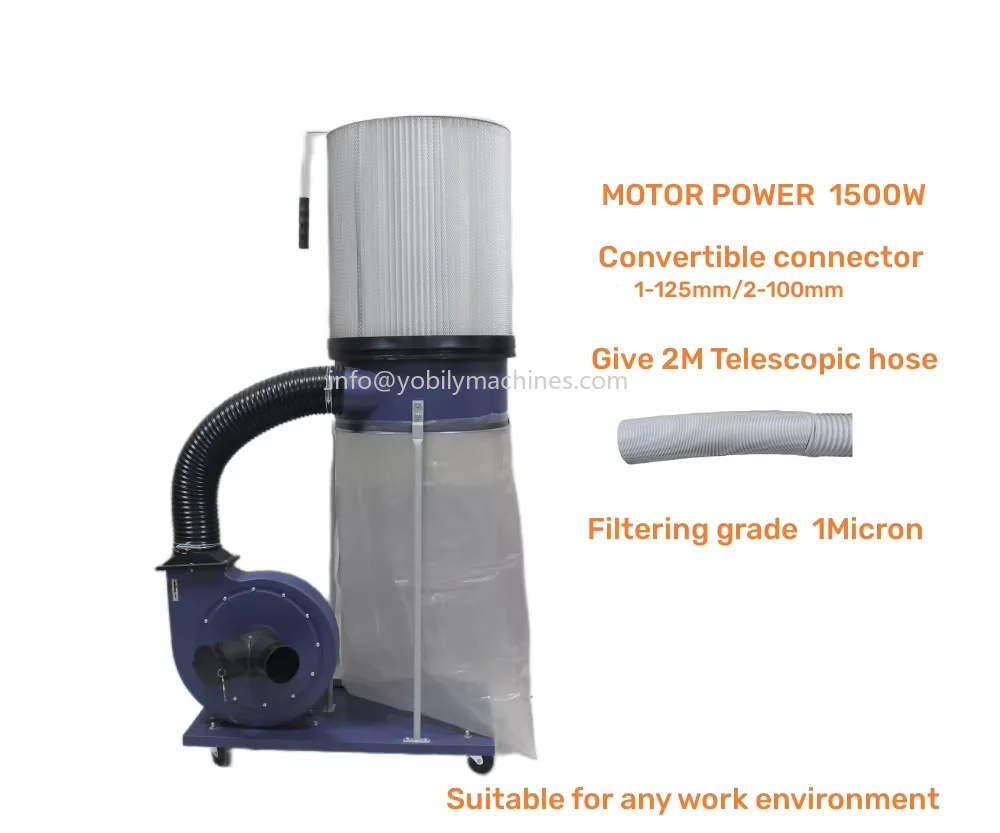 2HP High quality Dust collector with HAPE filter/Portable Dust and Fume Collector & Extractor - Image 4