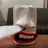 Handmade Funny Face Tissue Holder Funny Funny Nose Draw Tissue Box Quirky Nose Resin Tissue Box Desktop Ornament 1