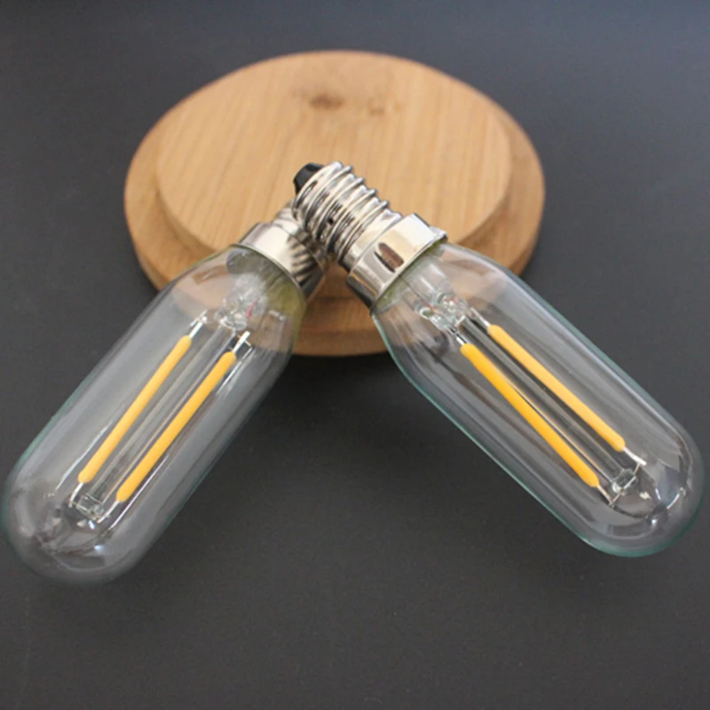 E14 LED 쿠커 T25 후드 추출기 팬 전구 12W 8W 4W 차가운/따뜻한 흰색 빛 E14 220v 작은 나사 교체 20w 40w 60w 할로겐 램프