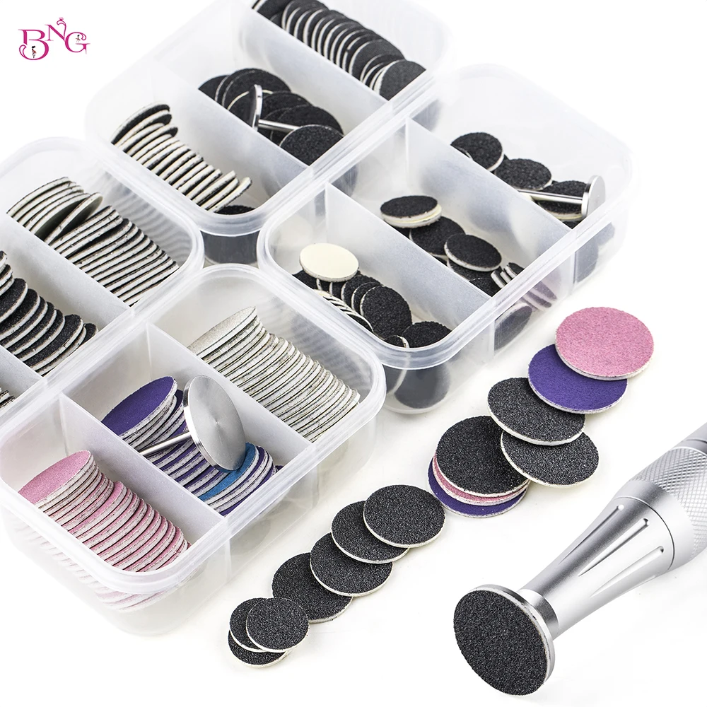 60PcsDiscsPadsReplaceableSandingPaperwithDiscFootCalluse