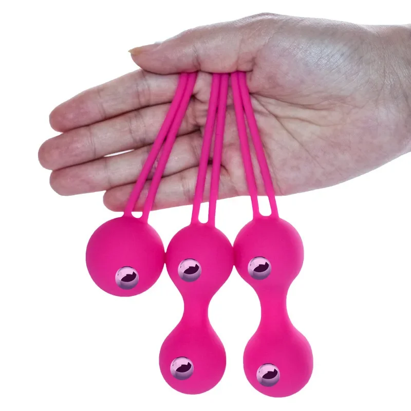 Safe Silicone Ball Kegel Exerciser Pelvic Floor Muscle Trainer Venus Ball Perinee Tighten Sex Toys Women Vaginal Geisha