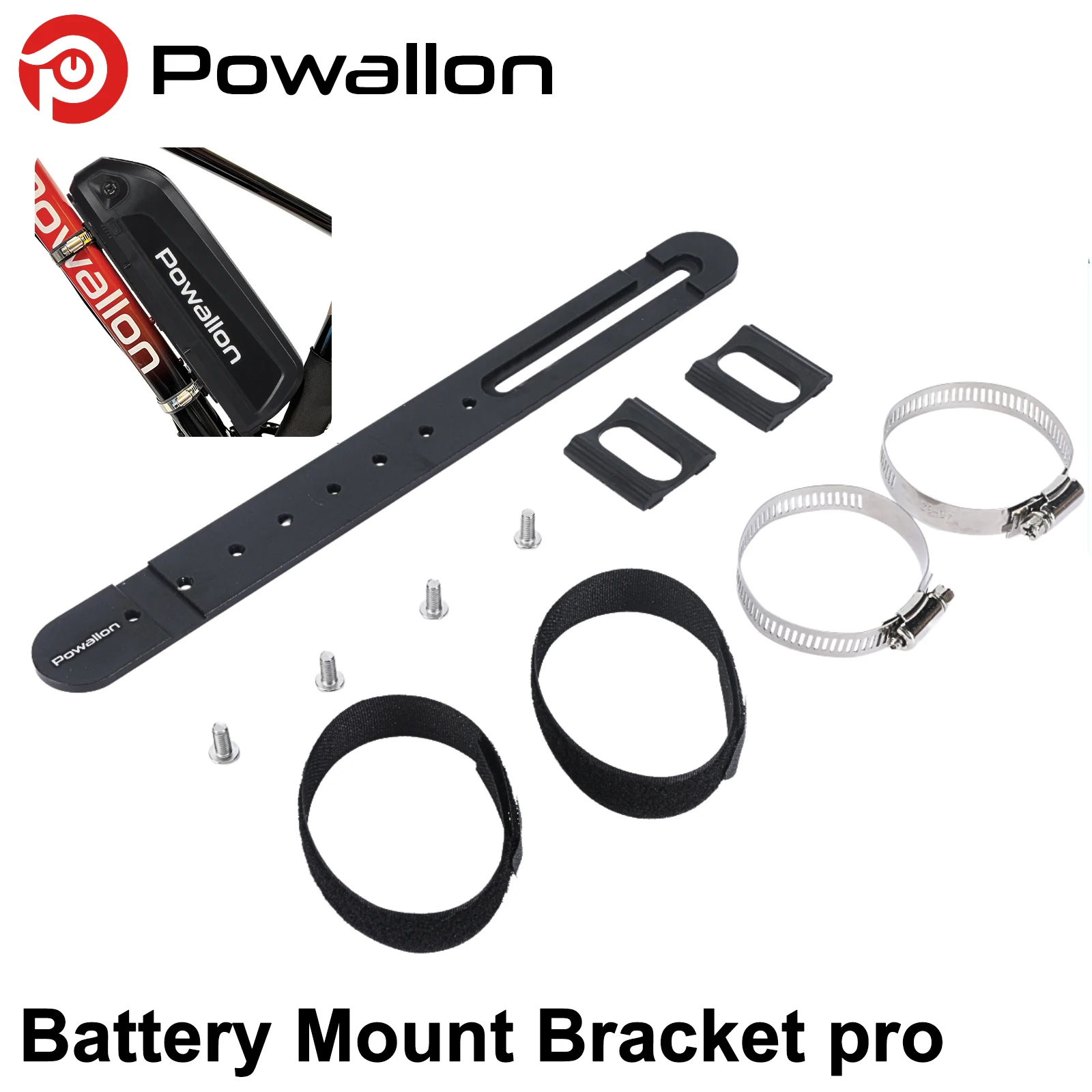 Aluminum Alloy Electric Bike Battery Bracket Mount Holder for Hailong Polly Shark E-Bike Battery Box Base Bicycle Cycling
