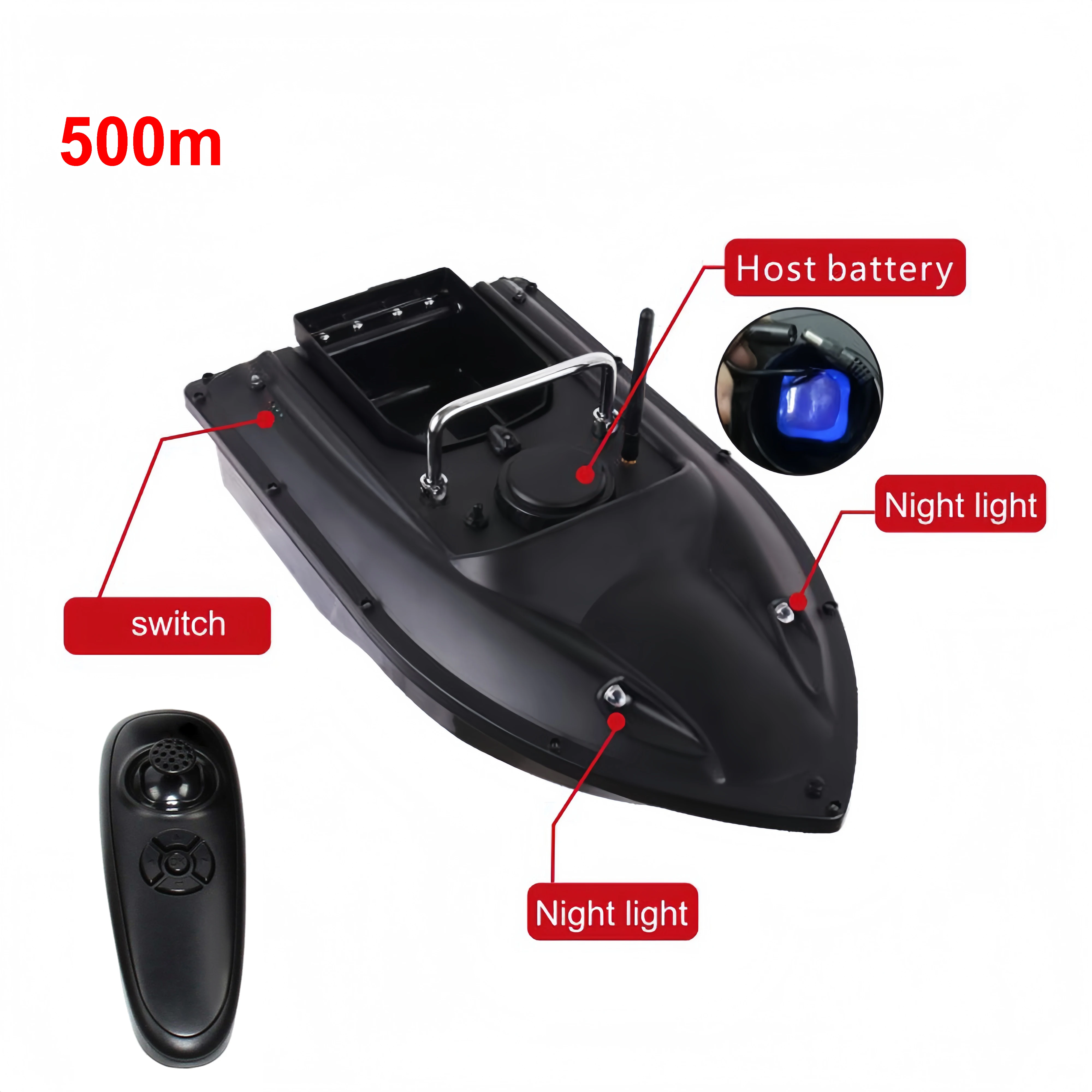 Carp Design | Epandeur d'appâts pour Bateaux amorçeurs V70 V80