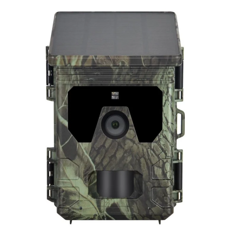 Caméra solaire 50MP 4K étanche détection mouvement - Sécurité jardin et surveillance de chasse extérieure